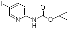 structure of CAS# 375853-79-5, tert-Butyl 5-iodopyridin-2-ylcarbamate