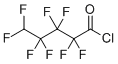 structure of CAS# 376-71-6, 5H-Octafluoropentanoyl chloride