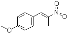 CAS # 37629-51-9, trans-1-(4-Methoxyphenyl)-2-nitropropene, 1-Methoxy-4-[(E)-2-nitroprop-1-enyl]benzene