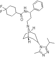 structure of CAS# 376348-65-1, Maraviroc