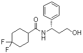 CAS 登录号：376348-77-5, 4,4-二氟-N-((1S)-3-羟基-1-苯基丙基)环己烷甲酰胺