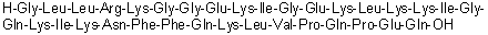 CAS # 376364-36-2, Cathelin-related antimicrobial peptide (mouse), CRAMP (peptide), Cathelicidin peptide CRAMP (Mus musculus), Cathelin-related antimicrobial peptide (Mus musculus), Cathelin-related antimicrobial peptide (mouse), mCRAMP