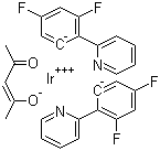 CAS # 376367-95-2, Bis[2-(2,4-difluorophenyl)pyridine-C2,N'](acetylacetonato)iridium(III)
