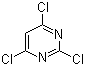 structure of CAS# 3764-01-0, 2,4,6-三氯嘧啶