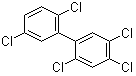 structure of CAS# 37680-73-2, 2,2',4,5,5'-Pentachloro-1,1'-biphenyl
