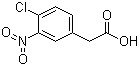 structure of CAS# 37777-68-7, 4-Chloro-3-nitrophenylacetic acid