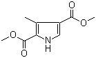 structure of CAS# 3780-42-5, 3-甲基吡咯-2,4-二羧酸二甲酯
