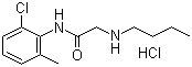 CAS # 3785-21-5, Butanilicaine hydrochloride, 2-(Butylamino)-N-(2-chloro-6-methylphenyl)acetamide hydrochloride