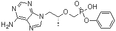 structure of CAS# 379270-35-6, 苯基[(R)-1-(6-氨基-9H-嘌呤-9-基)丙烷-2-基氧基]甲基膦酸氢酯
