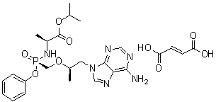 structure of CAS# 379270-38-9, GS 7340 fumarate