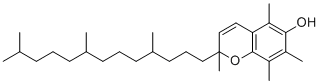 CAS 登录号：3808-26-2, 2,5,7,8-Tetramethyl-2-(4,8,12-trimethyltridecyl)-2H-1-benzopyran-6-ol