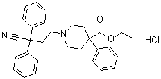 structure of CAS# 3810-80-8, Diphenoxylate hydrochloride