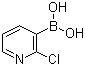 structure of CAS# 381248-04-0, 2-氯吡啶-3-硼酸