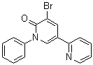 structure of CAS# 381248-06-2, 3-Bromo-5-(2-pyridyl)-1-phenyl-1,2-dihydropyridin-2-one