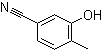 structure of CAS# 3816-66-8, 3-Hydroxy-4-methylbenzonitrile