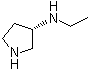structure of CAS# 381670-31-1, (3S)-3-(乙基氨基)吡咯烷