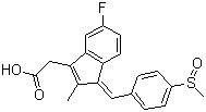 Sulindac molecular structure (CAS 38194-50-2)