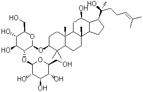 structure of CAS# 38243-03-7, 人参皂苷 Rg3