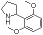 structure of CAS# 383127-42-2, 2-(2,6-Dimethoxyphenyl)pyrrolidine