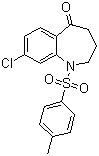 CAS # 38314-49-7, 8-Chloro-1,2,3,4-tetrahydro-1-[(4-methylphenyl)sulfonyl]-5H-1-benzazepin-5-one