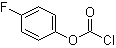 structure of CAS# 38377-38-7, 4-Fluorophenyl chloroformate