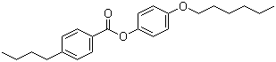 structure of CAS# 38454-28-3, 4-正丁基苯甲酸 4-己氧基苯酯