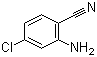 structure of CAS# 38487-86-4, 2-氨基-4-氯苯腈