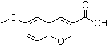 structure of CAS# 38489-74-6, (2E)-3-(2,5-二甲氧基苯基)-2-丙烯酸