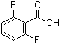 structure of CAS# 385-00-2, 2,6-Difluorobenzoic acid
