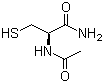 structure of CAS# 38520-57-9, N-乙酰基-L-半胱氨酰胺