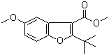 CAS 登录号：385419-83-0, 2-叔丁基-5-甲氧基-3-苯并呋喃羧酸甲酯
