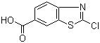 structure of CAS# 3855-95-6, 2-氯-6-苯并噻唑羧酸