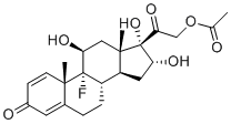 structure of CAS# 3859-65-2, Triamcinolone EP Impurity B