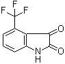 structure of CAS# 386-73-2, 4-(三氟甲基)靛红