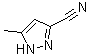 structure of CAS# 38693-82-2, 5-甲基-1H-吡唑-3-甲腈