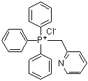 structure of CAS# 38700-15-1, 2-Picolyltriphenylphosphonium chloride
