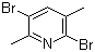 structure of CAS# 38749-93-8, 2,5-二溴-3,6-二甲基吡啶