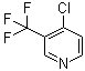 structure of CAS# 387824-63-7, 4-Chloro-3-trifluoromethylpyridine