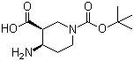 CAS # 388108-90-5, (3S,4R)-4-Amino-1,3-piperidinedicarboxylic acid 1-(1,1-dimethylethyl) ester