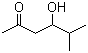 CAS 登录号：38836-21-4, 4-羟基-5-甲基-2-己酮