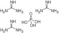 CAS 登录号：38848-02-1, 磷酸三胍