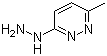 structure of CAS# 38956-79-5, 3-Hydrazino-6-methylpyridazine