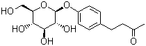 structure of CAS# 38963-94-9, 覆盆子酮葡萄糖甙