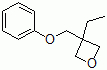 structure of CAS# 3897-65-2, 3-乙基-3-(苯氧基甲基)氧杂环丁烷