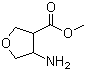 CAS # 389843-60-1, Methyl 4-amino-3-tetrahydrofurancarboxylate, 4-Aminotetrahydrofuran-3-carboxylic acid methyl ester, 4-Aminotetrahydro-3-furancarboxylic acid methyl ester