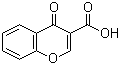 structure of CAS# 39079-62-4, 4H-色烯-4-酮-3-羧酸