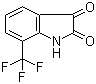 structure of CAS# 391-12-8, 7-(Trifluoromethyl)indoline-2,3-dione