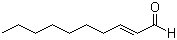 structure of CAS# 3913-81-3, trans-2-Decenal