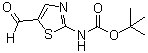 structure of CAS# 391668-77-2, 2-(tert-Butoxycarbonylamino)thiazole-5-carboxaldehyde