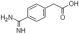 CAS 登录号：39244-83-2, 4-脒基苯乙酸, 4-(氨基亚氨甲基)苯乙酸